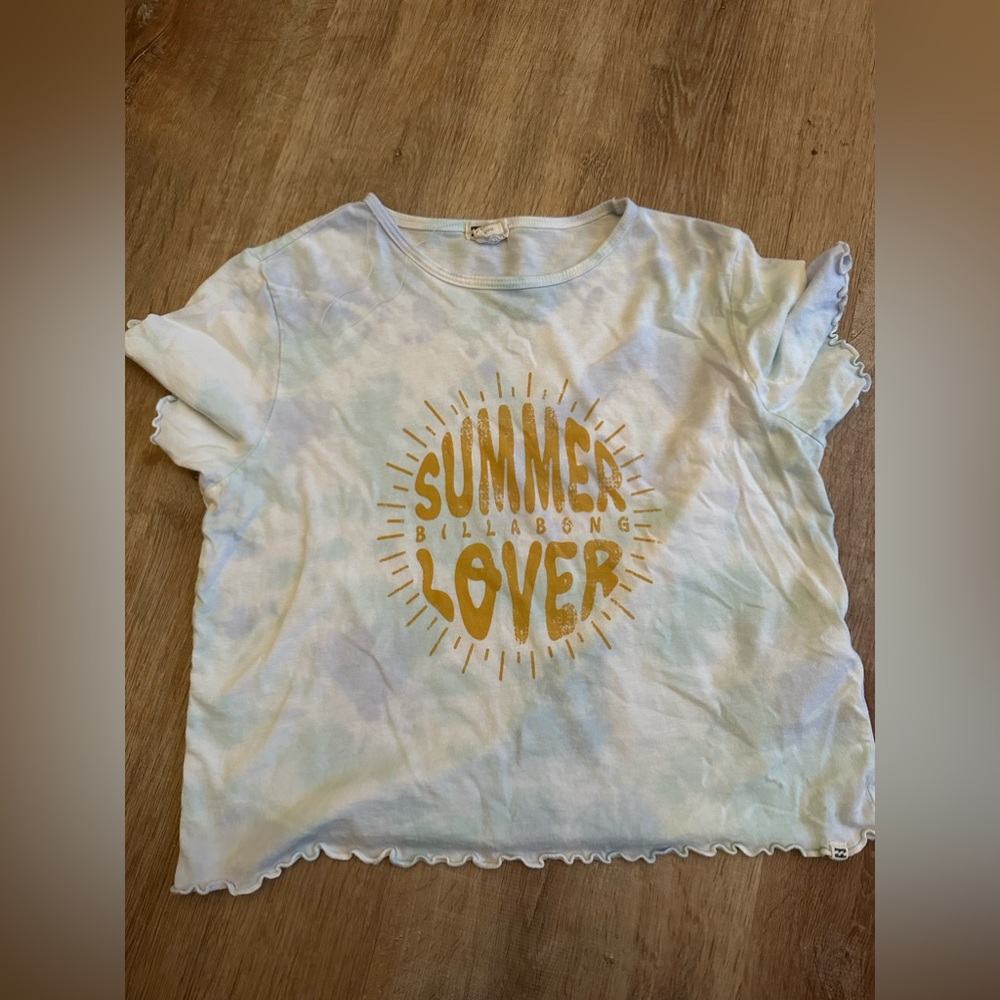BILABONG GIRLS TIE DYE TOP
